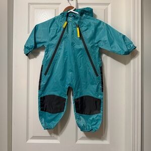 Cloudveil muddy buddy rain suit 18 month euc